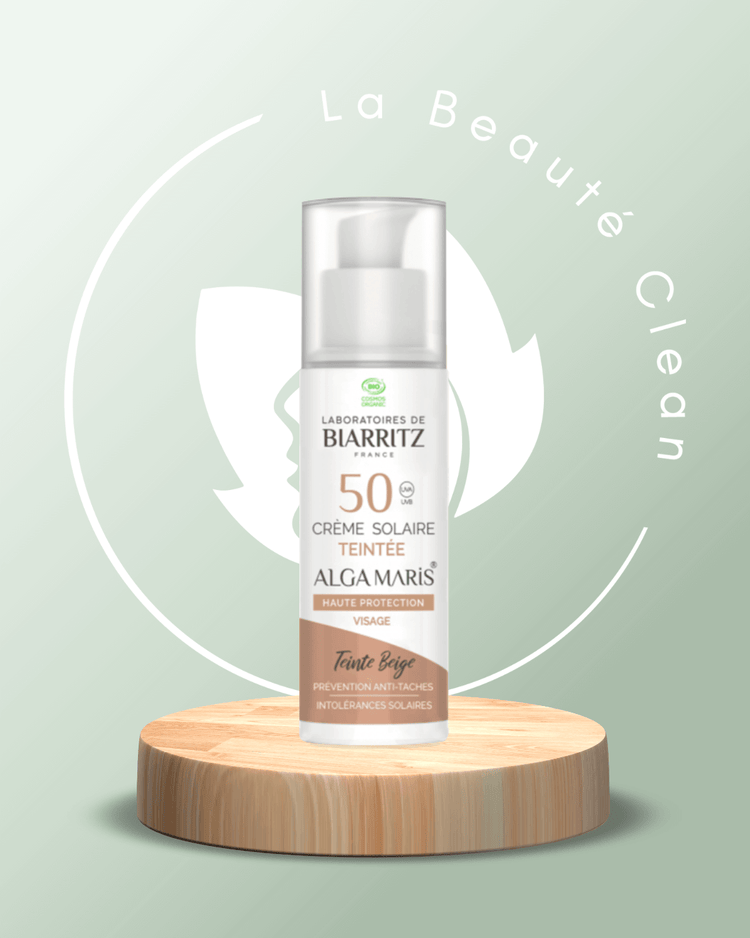 Laboratoires de Biarritz Crème Solaire Teintée Bio SPF50 Teinte Beige